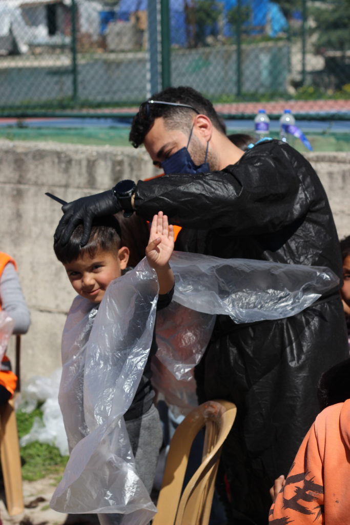 Haircut Ministry First Hope Association Turkey Earthquake Disaster Assistance and Response Team