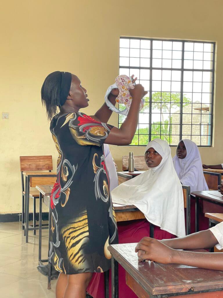 Feminine Hygiene Education Tanzania Africa Water for Life Initiative GAiN Australia